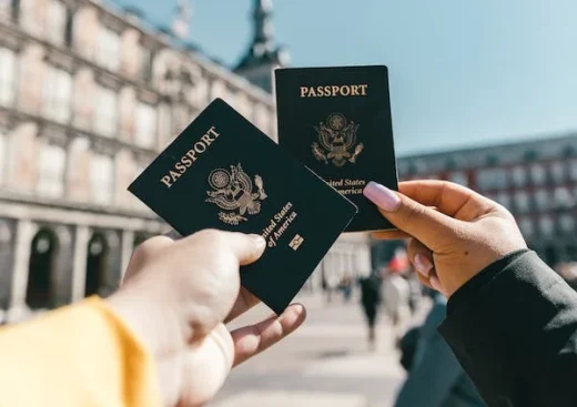 Passport via immigration image